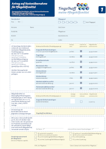 Formular Pflegehilfsmittel