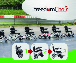 Elektrorollstuhl auf Reisen