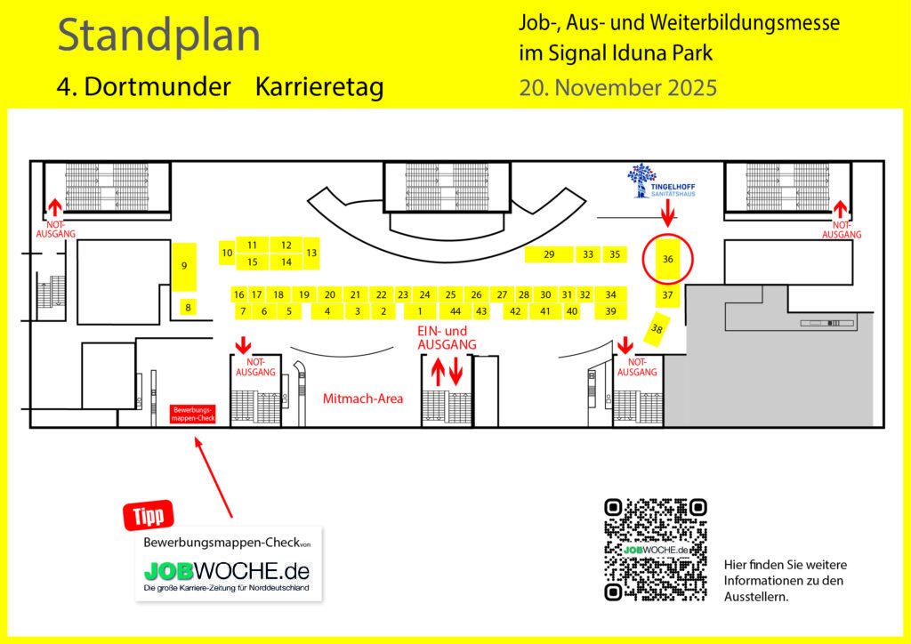 Jobmesse 2025 Lageplan